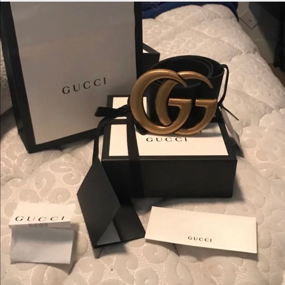 Authentic Gucci wide belt.3 inches